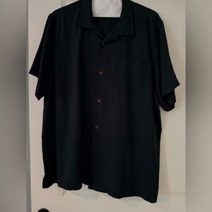 Tommy Bahama Black Casual Button Down Shirt